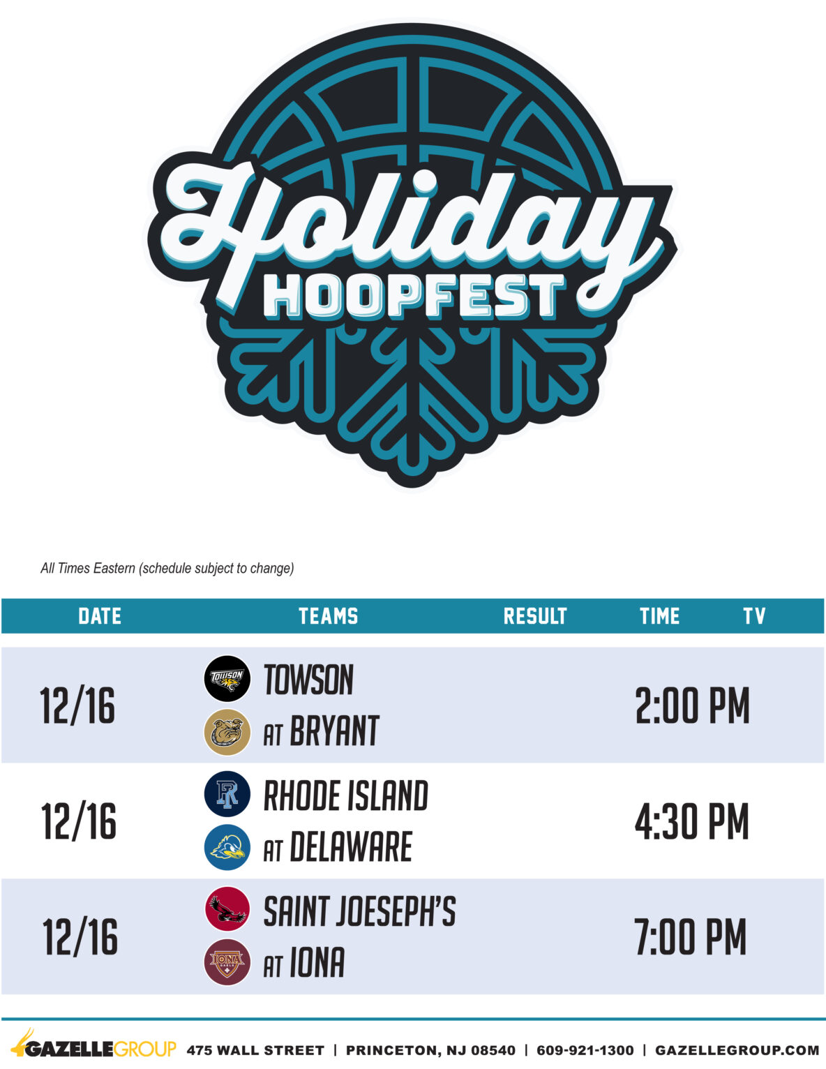 HOOPFEST 2023 SCHEDULE